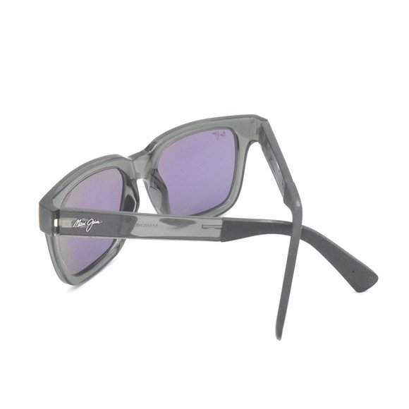 Maui Jim Manchester United Mongoose Shiny Translucent Grey Frame / Maui Green - Picture 7 of 8